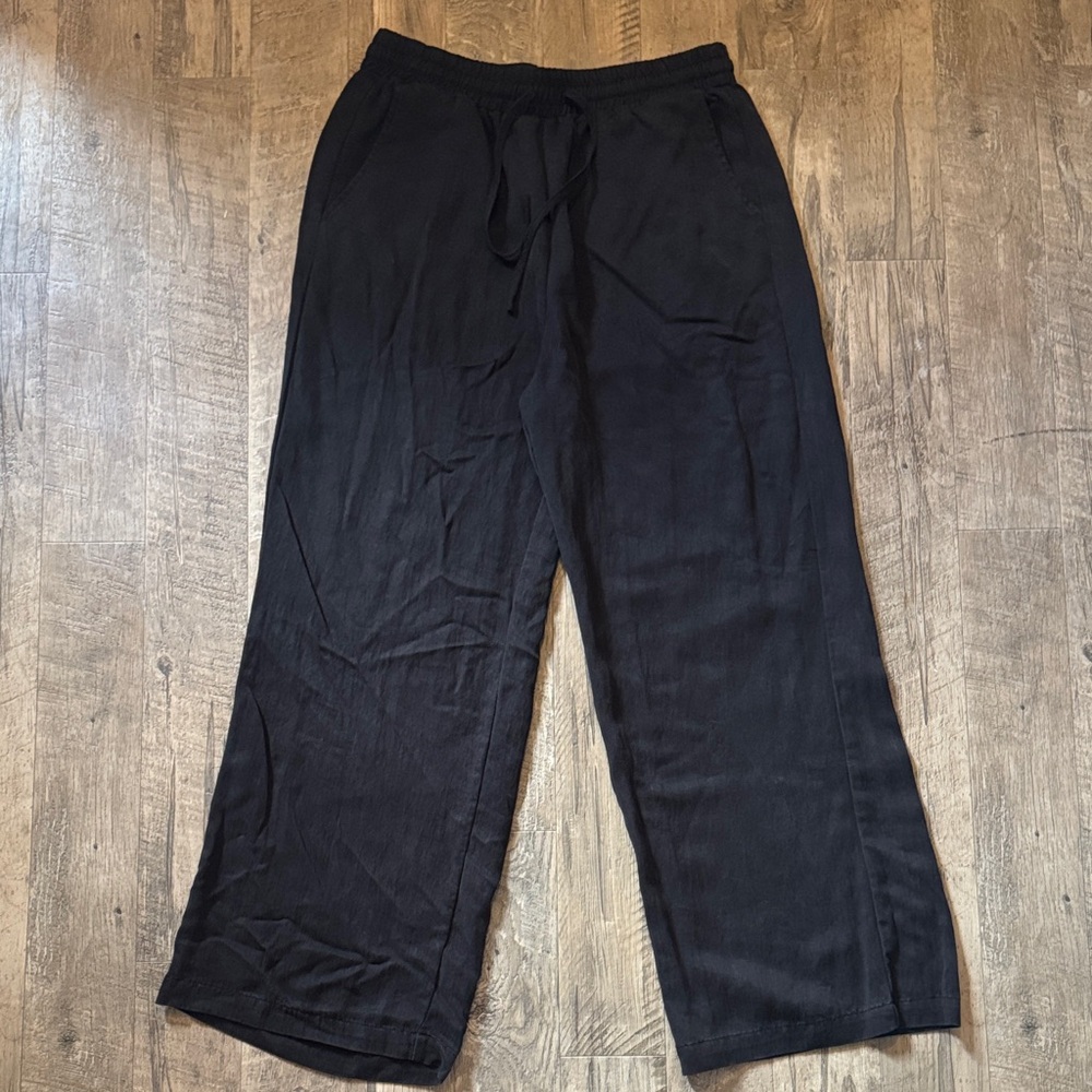 MELLODAY - Women’s Black Wide Leg Casual Pants - Size L
